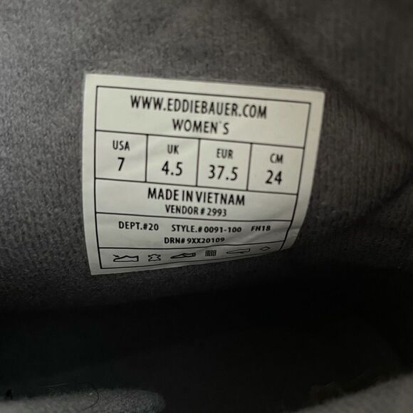 Women’s Eddie Bauer Hunt Pac Mid Boot Black Size 7 - Picture 8 of 9